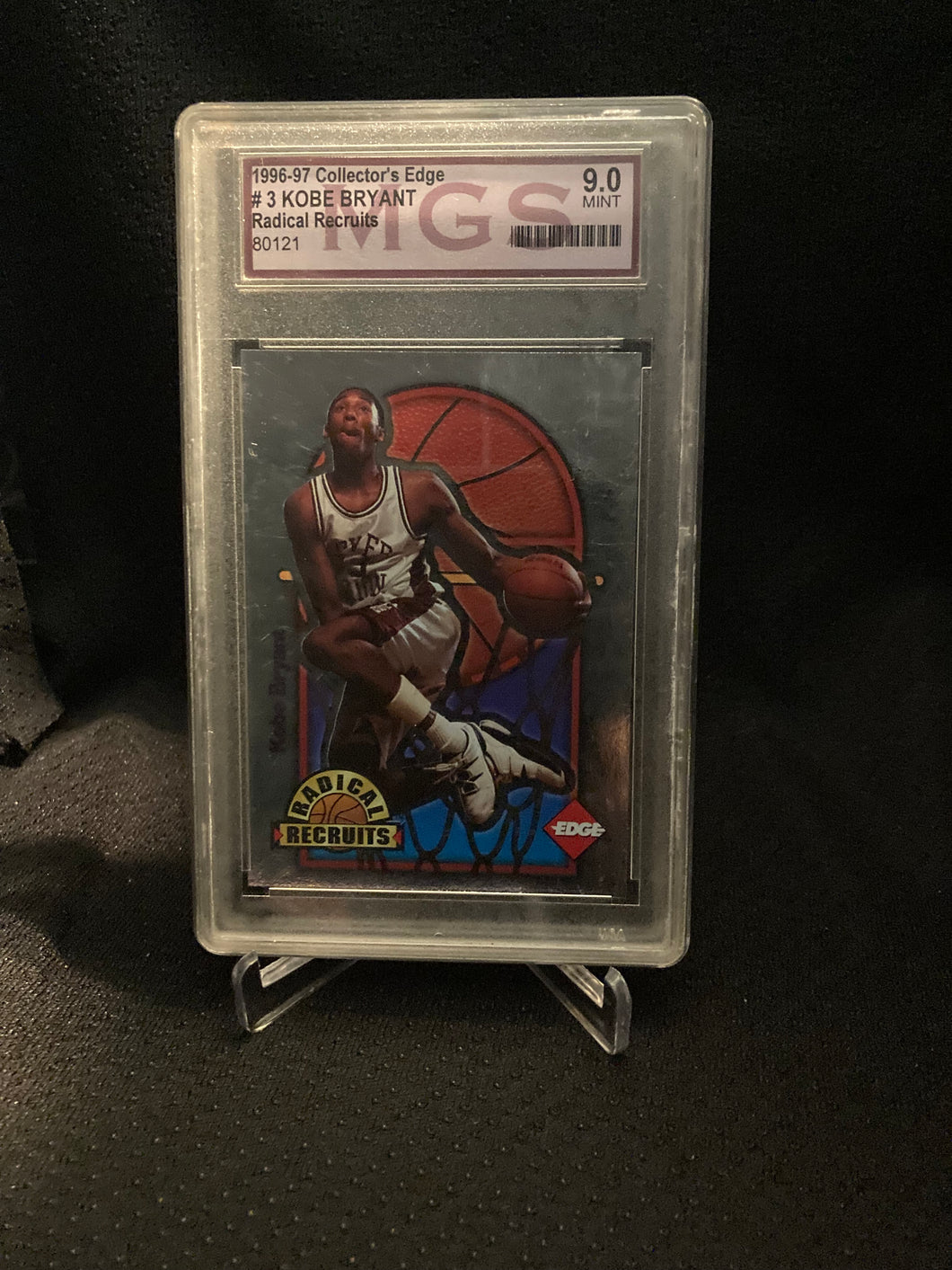 1996-97 Kobe Bryant Collectors Edge Graded 9.0 Basketball Card #3