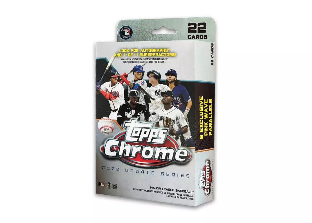 2020 Topps Chrome Update Series Hanger Baseball Box