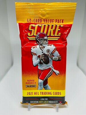 2021 Panini Score Football Cello Fat Pack