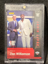 Load image into Gallery viewer, 2019-20 Zion Williamson Panini Instant Rookie Basketball Card No DN-ZW
