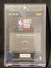 Load image into Gallery viewer, 2019-20 Zion Williamson Panini Instant Rookie Basketball Card No DN-ZW
