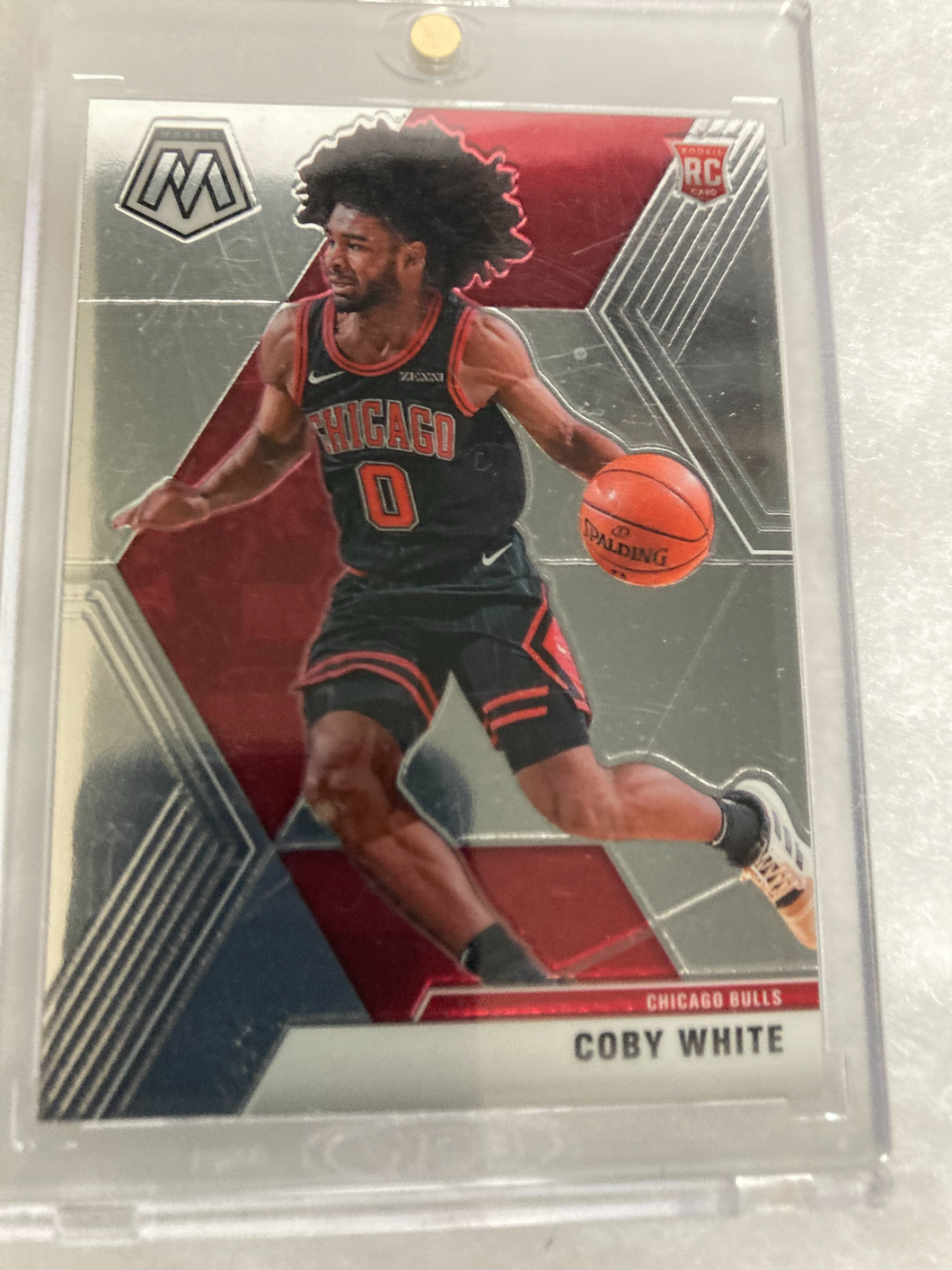 2019-20 Coby White Panini Mosaic Basketball Card No 211